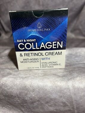 Remedial Pax - Day & Night Collagen & Retinol Cream — Blue/White